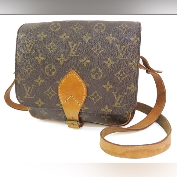 Authentic Louis Vuitton Vintage Cartouchiere MM Crossbody - Picture 1 of 16